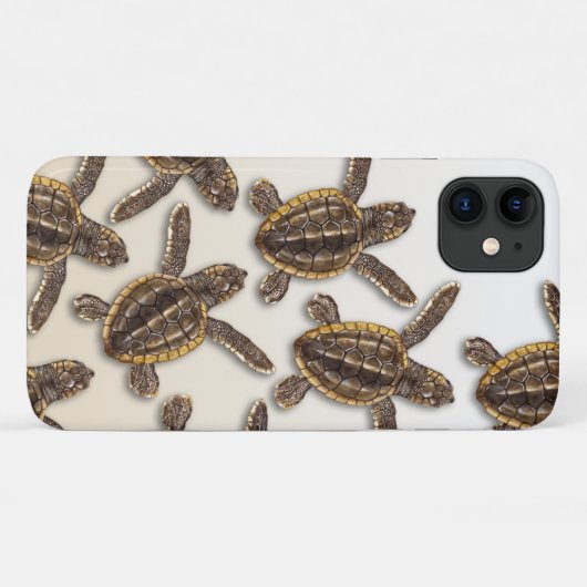 Loggerhead Sea Turtle iPhone Case (Rückseite (Horizontal))