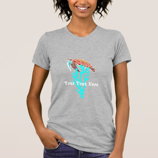 Loggerhead Sea Turtle Marine Conservancy T - Shirt (Vorderseite)