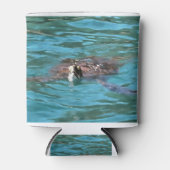 Loggerhead Sea Turtle Wildlife Art Dosenkühler (Vorderseite)