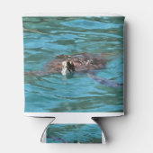 Loggerhead Sea Turtle Wildlife Art Dosenkühler (Rückseite)