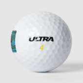 Loggerhead Sea Turtle Wildlife Art Golfball (Logo)