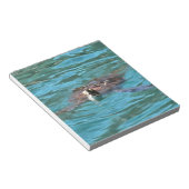 Loggerhead Sea Turtle Wildlife Art Notizblock (angewinkelt)