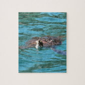 Loggerhead Sea Turtle Wildlife Art Puzzle (Vertikal)