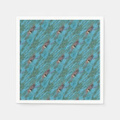 Loggerhead Sea Turtle Wildlife Art Serviette (Vorderseite)