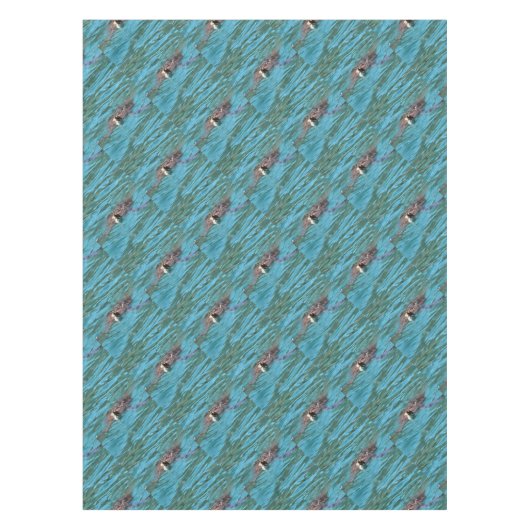 Loggerhead Sea Turtle Wildlife Art Tischdecke (Vorderseite)