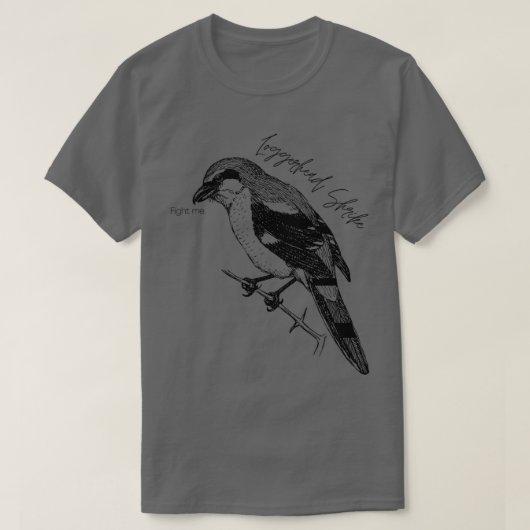 Loggerhead Shrike bird T-Shirt (Design vorne)