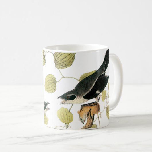 Loggerhead Shrike von Audubon Kaffeetasse (VorderseiteRechts)