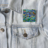 Loggerhead Turtle Colorado Art Button (Beispiel)