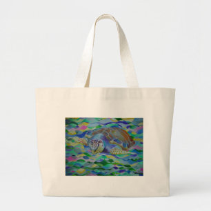 Loggerhead Turtle Colorado Art Jumbo Stoffbeutel