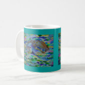 Loggerhead Turtle Colorado Art Kaffeetasse (Vorderseite Links)