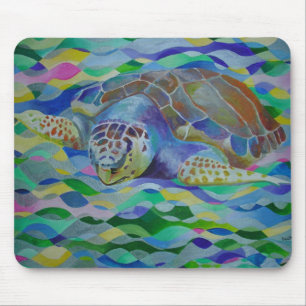 Loggerhead Turtle Colorado Art Mousepad