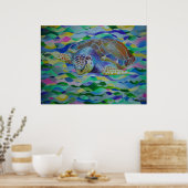 Loggerhead Turtle Colorado Art Poster (Küche)