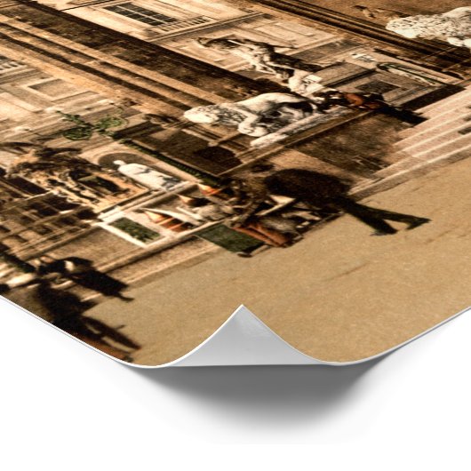 Loggia dei Lanzi Florenz Toskana Italien Poster (Ecke)