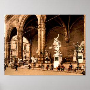 Loggia dei Lanzi Florenz Toskana Italien Poster