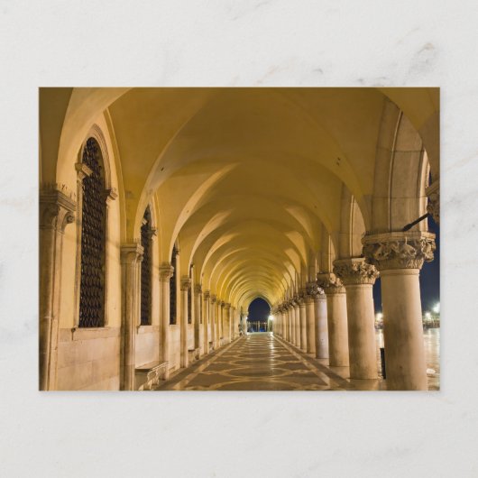 Loggia der Dogenpalast-Postkarte Postkarte (Vorderseite)