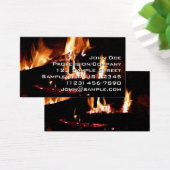 Loggt sich in der Feuer-Feuer-Fotografie ein (Schreibtisch)