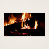 Loggt sich in der Feuer-Feuer-Fotografie ein (Rückseite)