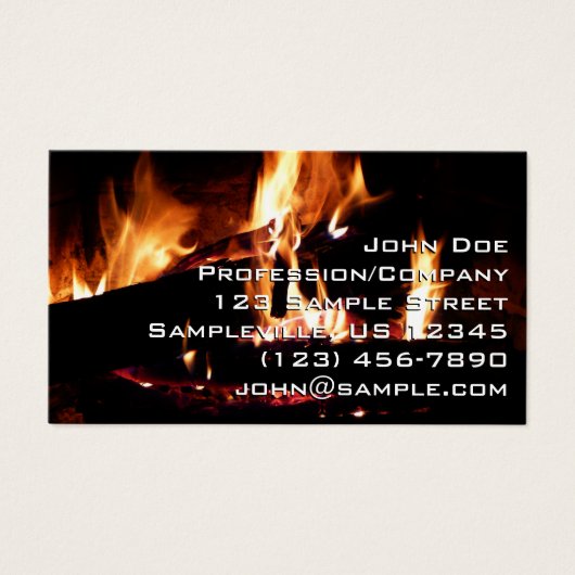 Loggt sich in der Feuer-Feuer-Fotografie ein (Vorderseite)