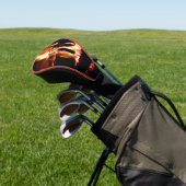 Loggt sich in der Feuer-Feuer-Fotografie ein Golf Headcover (In SItu)