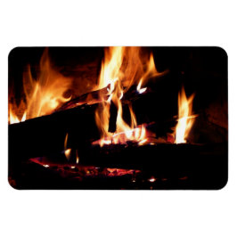 Loggt sich in der Feuer-Feuer-Fotografie ein Magnet