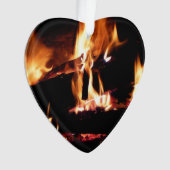 Loggt sich in der Feuer-Feuer-Fotografie ein Ornament (Vorderseite)