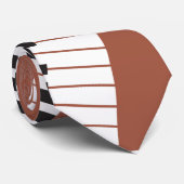 Logical Brick Black and White D7 Akkord Graphic Krawatte (Gerollt)