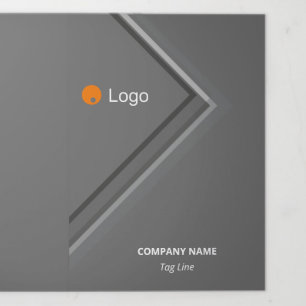 Logical Monochromatic Geometric Retro Angles Dreifach Gefaltete Karte