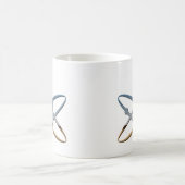Logidea atheistisches Atomsymbol Kaffeetasse (Mittel)
