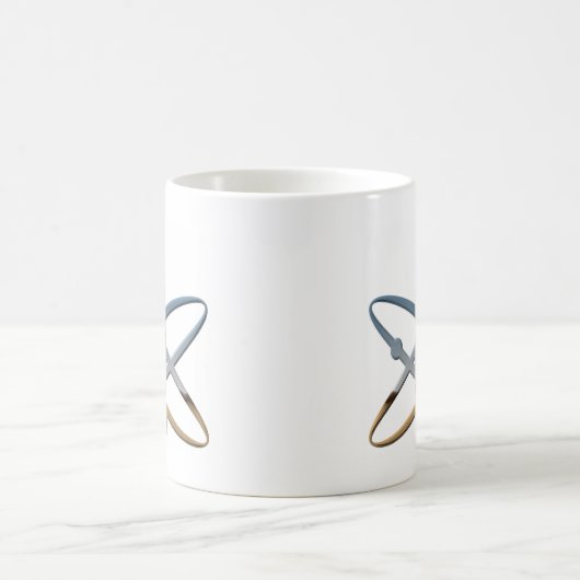 Logidea atheistisches Atomsymbol Kaffeetasse (Mittel)