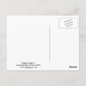 Logie Longhorn Postkarte (Rückseite)