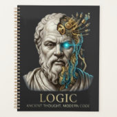 Logik - Antikes Denken Moderner Code Cyberpunk Planer (Vorderseite)