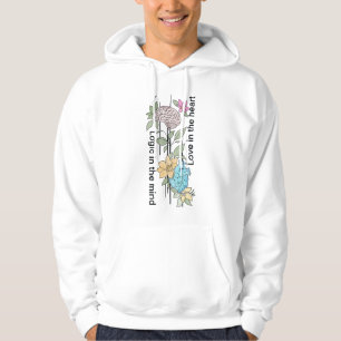 Logik im Verstand, Liebe im Herzen Hoodie