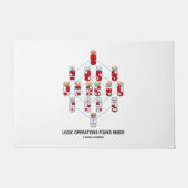 Logik-Operationen gefundener innerer Hasse Fußmatte (Vorderseite)