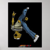 Logik Parkour gedreht Poster (Vorne)