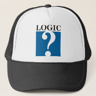 Logik - Schwarzes und Blau Truckerkappe