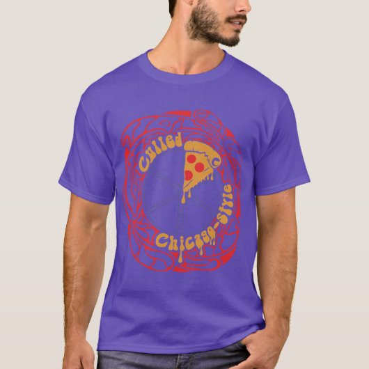 Logikcull Chicago Pizza T-Shirt (Vorderseite)