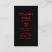 Logikschädel Visitenkarte (Rückseite)