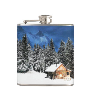 Login-Bergsicht Flachmann