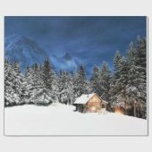 Login-Bergsicht Geschenkpapier (Flach)