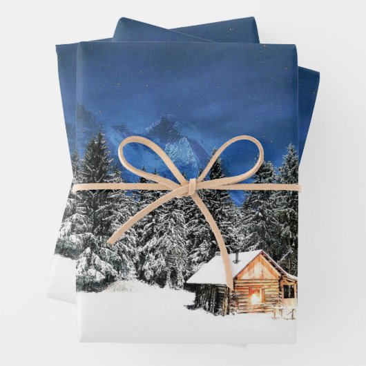 Login-Bergsicht Geschenkpapier Set (Beispiel)