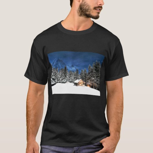 Login-Bergsicht T-Shirt (Vorderseite)