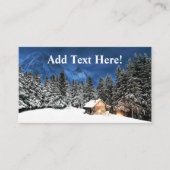 Login-Bergsicht Visitenkarte (Vorderseite)