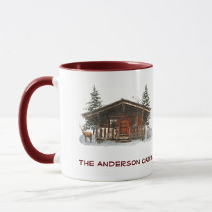 Login Cabin Lake House Deods Custom Text Tasse