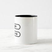 LOGIN / PASSWORT ZWEIFARBIGE TASSE (Mittel)
