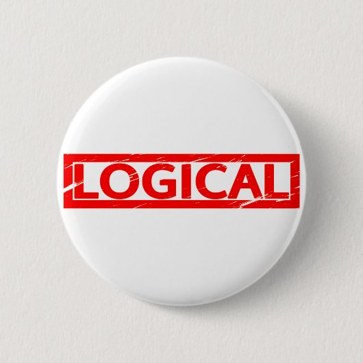Logische Briefmarke Button (Vorderseite)