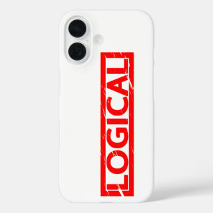 Logische Briefmarke iPhone 16 Hülle
