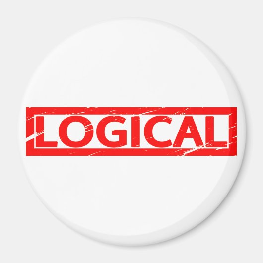 Logische Briefmarke Magnet (Vorne)