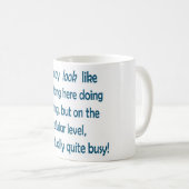 Logische Come-back-Kaffee-Tasse Kaffeetasse (VorderseiteRechts)