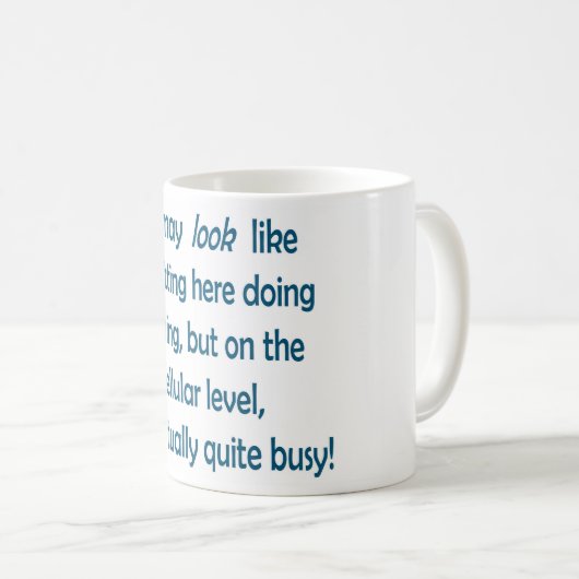 Logische Come-back-Kaffee-Tasse Kaffeetasse (VorderseiteRechts)