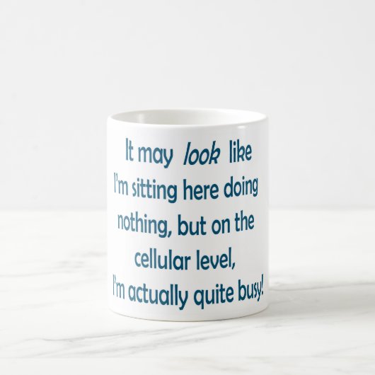 Logische Come-back-Kaffee-Tasse Kaffeetasse (Mittel)